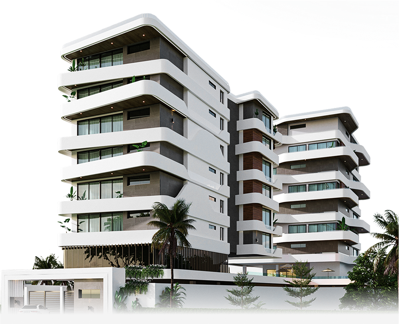 an apartment building